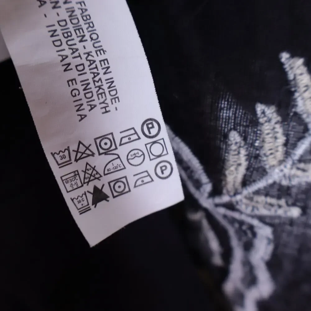 Zara embroidered linen